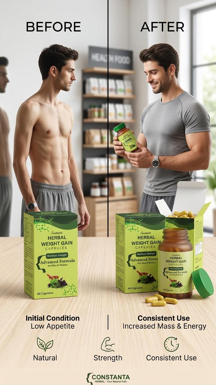 πΏ Herbal Weight Gain Capsules πͺ