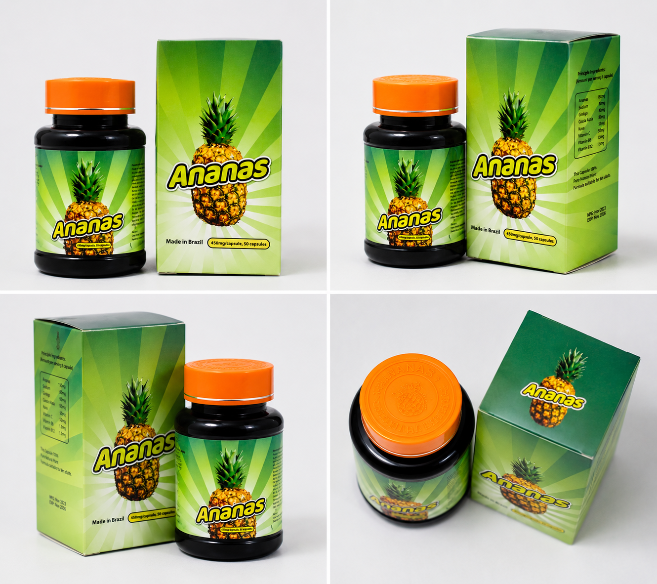 Natural Ananas Slimming Weight Loss Capsule