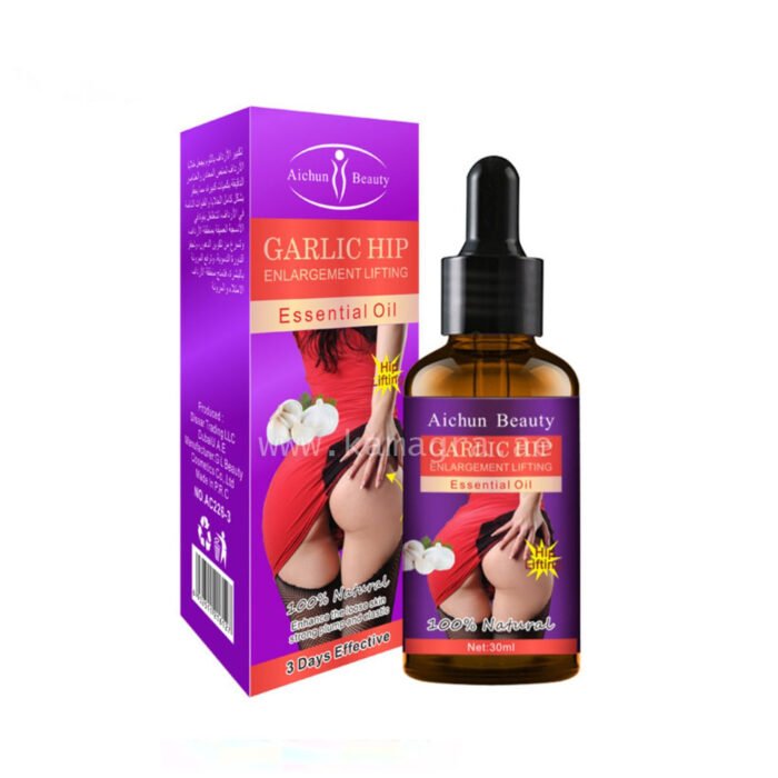 AICHUN BEAUTY Garlic Hip Butt Enlargement Lifting Essential Oil Big Ass Fast 30ml - Image 3