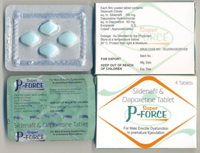 Super P Force: Sildenafil and Dapoxetine pack 4 Tablet - Image 2