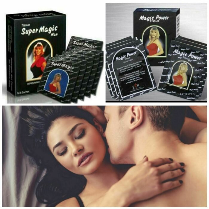Super Magic Man Wet Wipes Tissue for Long Sex and Delay Ejaculation pack of 6 tissue - Image 2