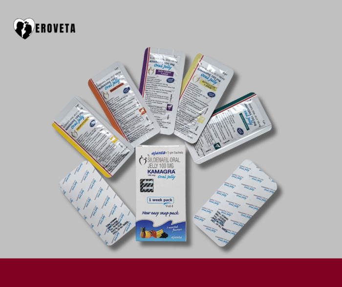 Kamagra Oral Jelly 100mg (7 Jellies) – Fast-Acting ED Treatment - Image 2